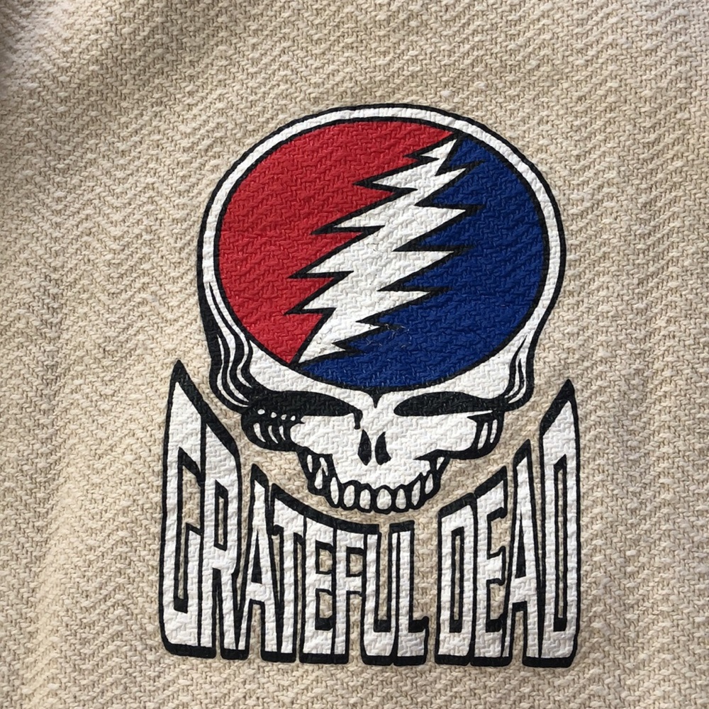 Grateful Dead Earth Ragz Hooded Poncho - Picture 4 of 5